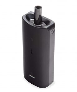 Davinci IQ Vaporizer, pictured with the raised mouthpiece