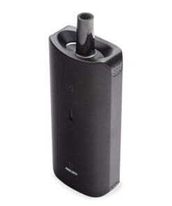 Davinci IQ Vaporizer, pictured with the raised mouthpiece