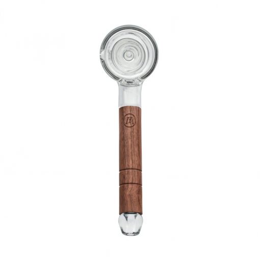 Marley Natural Glass & Walnut Bubbler - Image 2