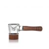 Marley Natural Glass & Walnut Spoon Pipe