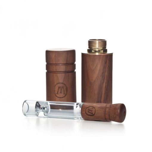 Marley Natural Glass & Walnut Taster - Image 2