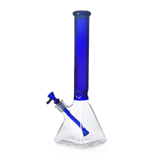 Hoss Bong H056 - Pyramid Beaker Half Colored (18") - Image 6