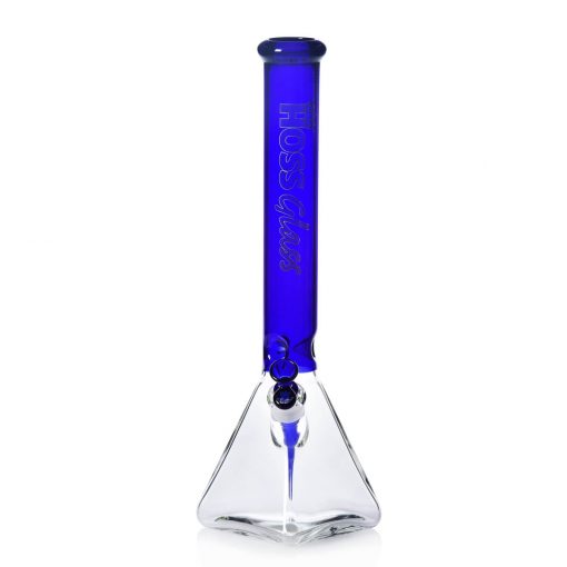Hoss Bong H056 - Pyramid Beaker Half Colored (18") - Image 3