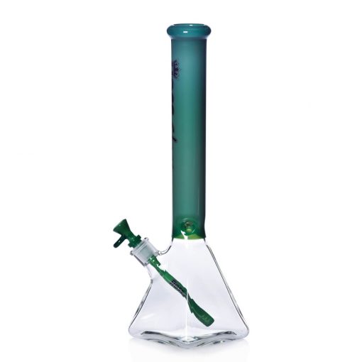 Hoss Bong H056 - Pyramid Beaker Half Colored (18") - Image 19