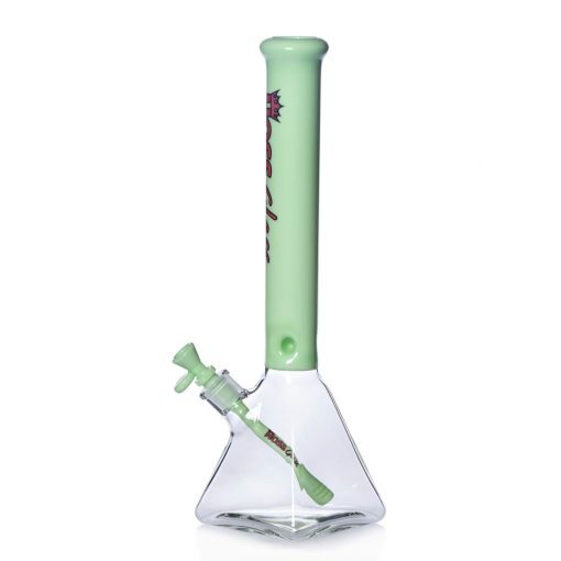 Hoss Bong H056 - Pyramid Beaker Half Colored (18") - Image 17