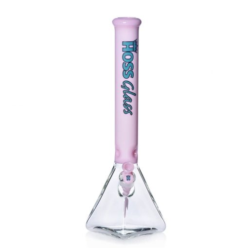 Hoss Bong H056 - Pyramid Beaker Half Colored (18") - Image 14