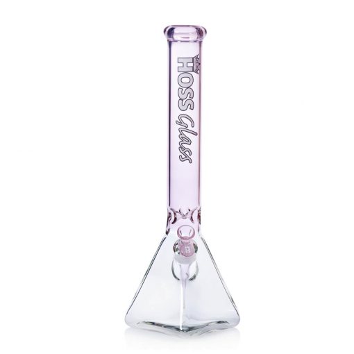 Hoss Bong H056 - Pyramid Beaker Half Colored (18") - Image 12