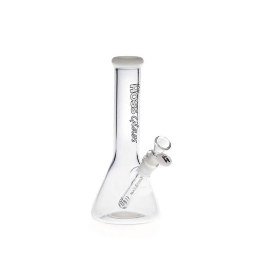 Hoss Bong H143 - Mini Beaker with Colored Accents (9") - Image 7