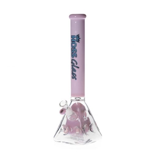 Hoss Glass H145 - Holey Pyramid Beaker with Colored Top and Inner Section (18") - Image 5