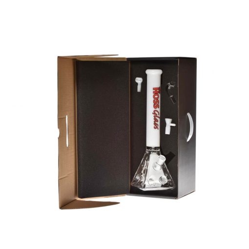 Hoss Glass H145 - Holey Pyramid Beaker with Colored Top and Inner Section (18") - Image 13