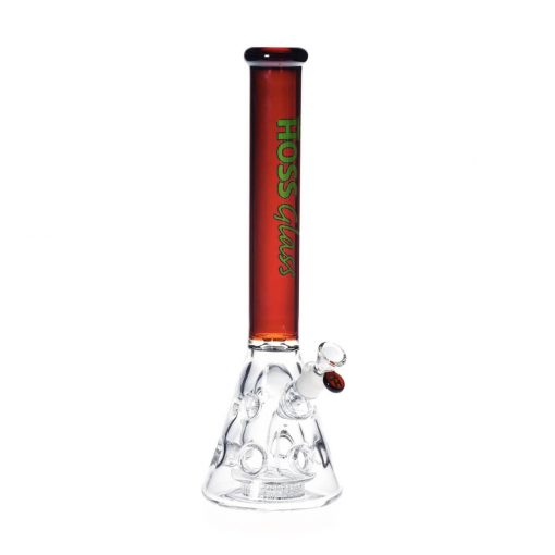 Hoss Bong H149- Holey Beaker with Colored Top (18") - Image 7