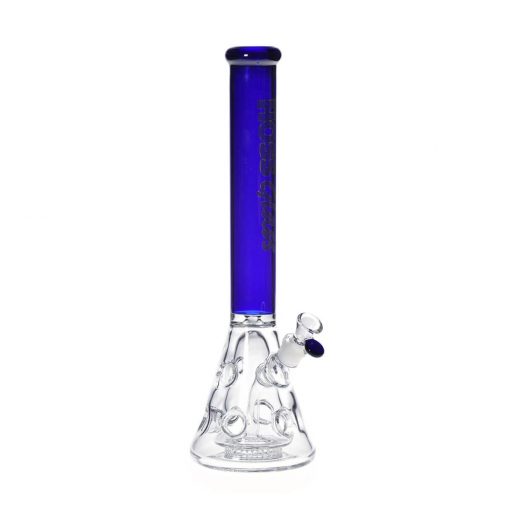 Hoss Bong H149- Holey Beaker with Colored Top (18") - Image 6