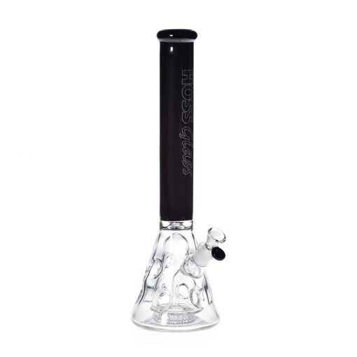 Hoss Bong H149- Holey Beaker with Colored Top (18") - Image 11