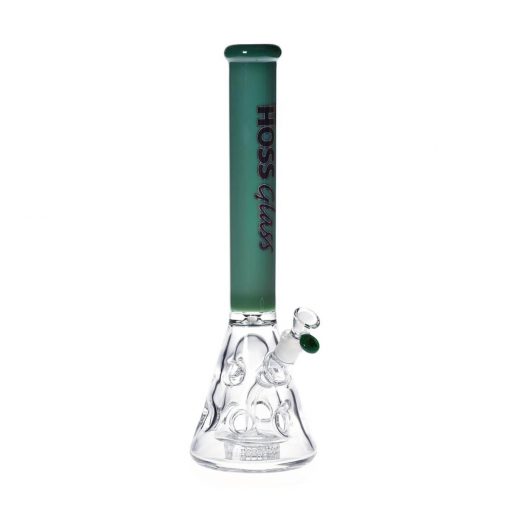 Hoss Bong H149- Holey Beaker with Colored Top (18") - Image 4