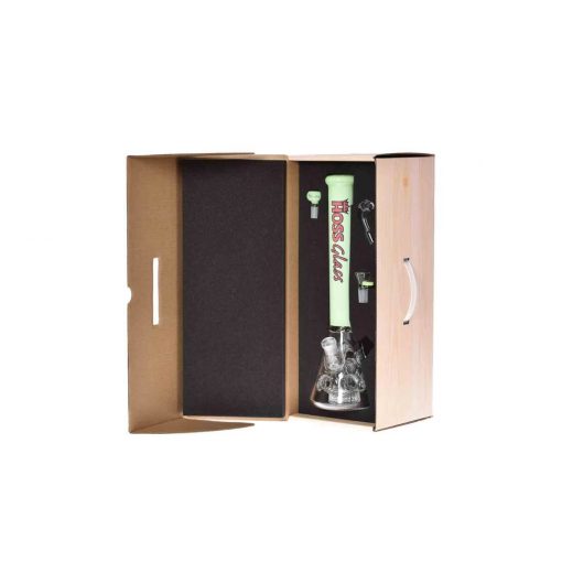 Hoss Bong H149- Holey Beaker with Colored Top (18") - Image 3