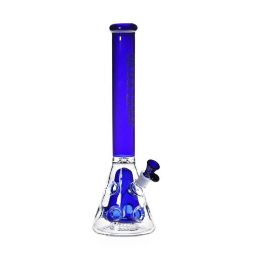 Hoss Bong H150 - Holey Beaker with Colored Top and Inner Section (18") - Image 5