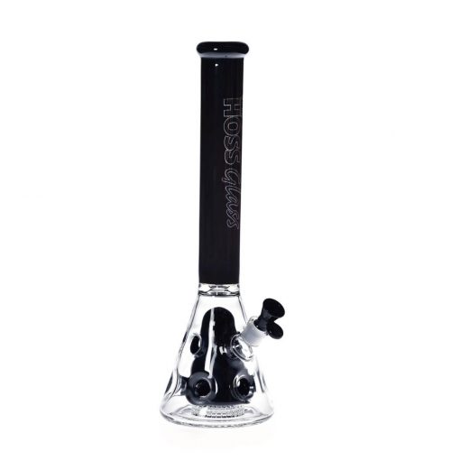 Hoss Bong H150 - Holey Beaker with Colored Top and Inner Section (18") - Image 12