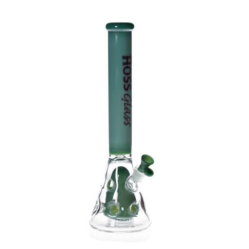 Hoss Bong H150 - Holey Beaker with Colored Top and Inner Section (18") - Image 11