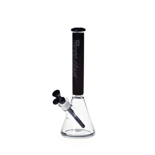 Hoss Glass H153- Small Thick Beaker with Colored Top (14") in Amber - Image 10