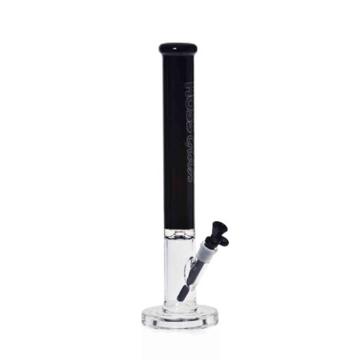 Hoss Bong H166 - Straight Tube with Colored Top (18") - Image 9