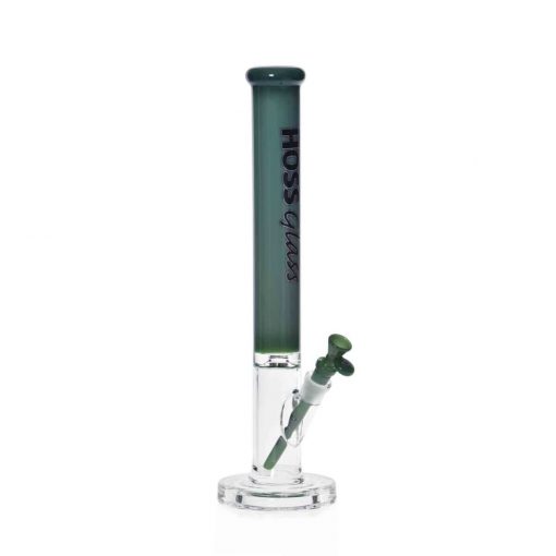 Hoss Bong H166 - Straight Tube with Colored Top (18") - Image 3