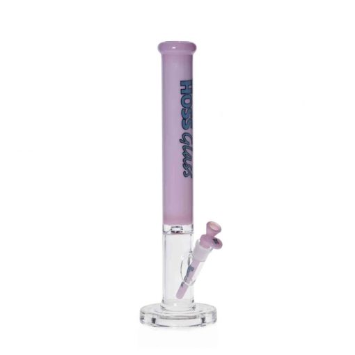 Hoss Bong H166 - Straight Tube with Colored Top (18") - Image 8