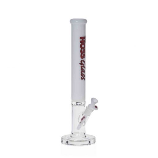Hoss Bong H166 - Straight Tube with Colored Top (18") - Image 7