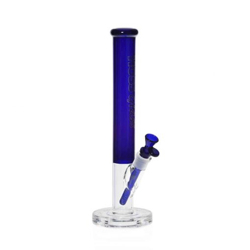 Hoss Bong H167 - Straight Tube with Colored Top (14") - Image 3