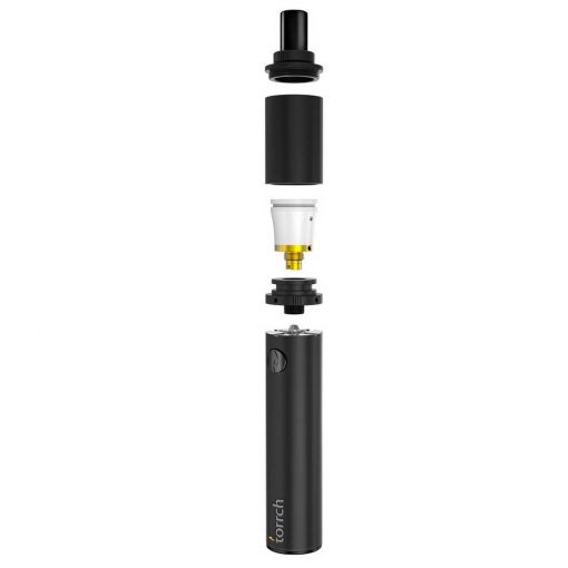 Torrch Ceramic Coil-Less Low Temp Concentrate Vaporizer Exploded