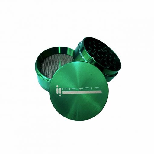 Infinity 55mm 4-piece aluminum grinder green