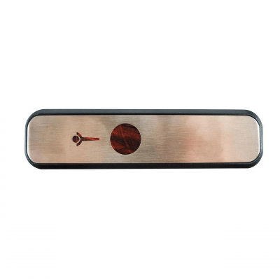 Genius Pipe High Roller Mahogany Finish on Black