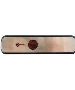 Genius Pipe High Roller Mahogany Finish on Black