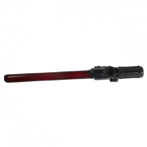 Red Saber Pipe by Chameleon Glass Side