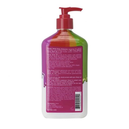 Hempz Express Yourself Moisturizer 17oz Back