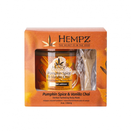 Hempz Herbal Body Mask Pumpkin Spice & Vanilla Chai 8oz Box