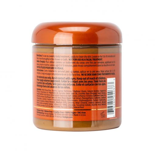 Hempz Herbal Body Mask Pumpkin Spice & Vanilla Chai 8oz Ingredients