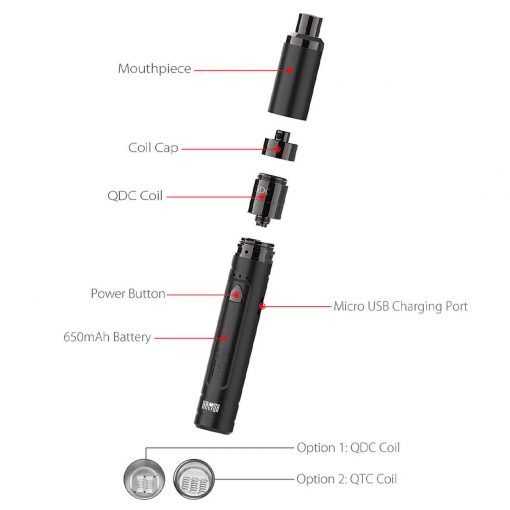Yocan Armor Plus Exploded View