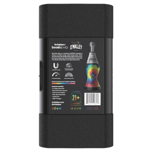 Dr. Dabber Boost Evo - Limited Edition - Sugar Sean O'Malley Back of Box