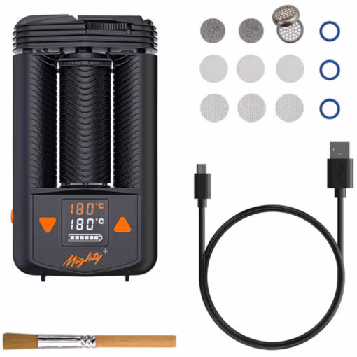 Storz and Bickel Mighty Plus What's Included Box Contents