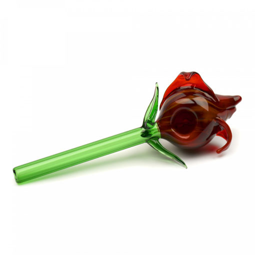 Red Eye Glass 4.5" Rosey Hand Pipe - Image 2