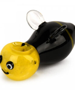 Red Eye Glass 3.5" Bee Hand Pipe