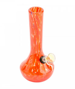 8" Tall Retro Glass Apple Core Tube