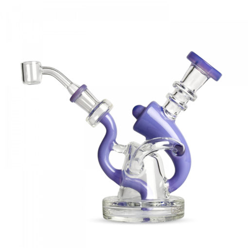Red Eye Glass 6.75" Tall  Equalizer Concentrate Rig W/2 Hole Diffuser - Image 4