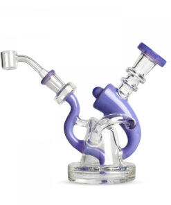 Red Eye Glass 6.75" Tall Equalizer Concentrate Rig W/2 Hole Diffuser - Image 4
