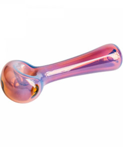 Red Eye Glass 4.5" Solid Color Spoon Handpipe