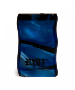 Short Acrylic Magnetic Taster Box with Black Anodized Cig bat loaded