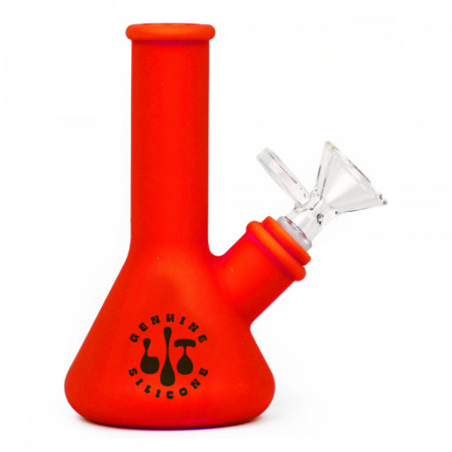 5"  Beaker Water Pipe W/Glass Pull-Out - Image 3