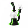 7.5"  Flower Bubbler W/Glow-In-The-Dark Orb