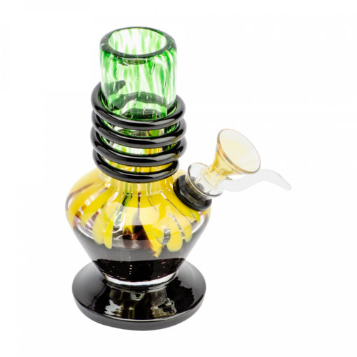 6" Tall Retro Glass Spade Tube W/Wrap - Image 2