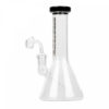 Red Eye Tek 8" Tall  Concentrate Beaker W/Flat Mouthpiece & Quartz